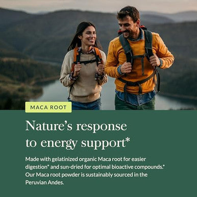 Gaia Herbs Maca Powder Natural Energy Supplement Supports And Maintains Healthy Energy And Stamina Made With Usda Organic Maca Root (Lepidium Meyenii) 8 Oz (69Day Supply)