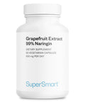 Supersmart Grapefruit Extract 600 mg Per Day Standardized to 99 Naringin Weight Loss Pills Immune System Booster Antioxidant Supplement NonGMO Gluten Free 60 Vegetarian Capsules