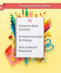 Buried Treasure Added Attention Children's Learning Support with GABA DHA Vitamin B and Herbal Blend Aid Healthy Brain Functions Improved ShortTerm Auditory Memory Focus and Behavior 16.54 oz