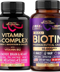 Nutraharmony Vitamin B Complex Capsules & Biotin Softgels