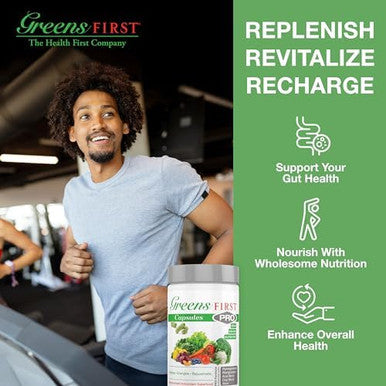 Greens First Pro Phytonutrient Capsules 30 Servings 54 Antioxidant Superfoods Organic Fruits & Vegetables Prebiotics Probiotics & Digestive Enzymes Dairy & Wheat Nongmo 180 Capsules