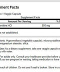 Swanson Acetyl-L-Carnitine - Amino Acid Supplement Promoting Cognitive Health & Muscle Support - Natural Formula May Promote Nervous System Health - (100 Veggie Capsules) 2 Pack