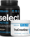 Pescience Lean Mass Stack â€“ Select Low Carb Whey + Casein Protein Powder & Trucreatine+ Creapure Creatine Monohydrate â€“ Muscle Growth Recovery & Strength Support â€“ 27 Servings + 30 Servings