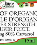 Pure-l? Natural Super Strength Oil of Oregano (~360 drops). Natural Ultra Premium Immune Supplement