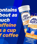 Alka-Seltzer Energy Boost: Caffeine & Guarana, B Vitamins, Supports Mental Alertness And Physical Energy, Daily Energy Supplement, Fizzy Tablets, Sugar-, Light Tropical Punch Flavor, 30Ct