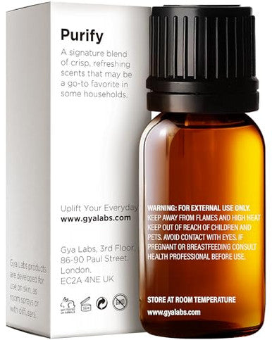 Gya Labs Purify Essential Oil Blend For Diffuser & Skin - Fresh & Cleansing Scent For Aromatherapy Air Freshener (0.34 Fl Oz)