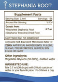 Secrets of the Tribe Stephania Root Tincture Alcohol-Free Extract, Wildcrafted Stephania Root (Stephania Tetrandra) Dried Root Tincture Supplement (4 Fl Oz)