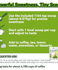 7 oz Pure Stevia Extract Powder Highly Concentrated Stevia Powder Sweetener Zero Calorie No Additives Natural Sugar Alternative for Drinks Baking & Desserts Includes Measuring Scoop