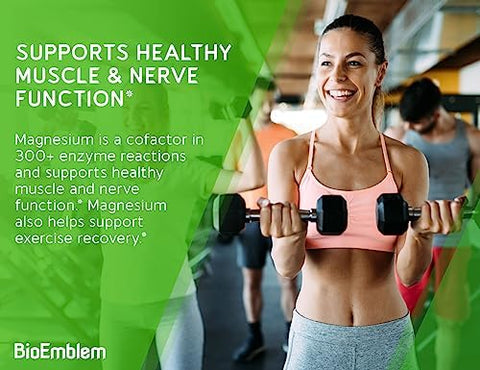 BioEmblem Adults Triple Magnesium Complex and Vitamin D3 K2 and Vitamin BComplex 270 Count