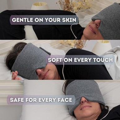 Changears Sleep Mask For Men Women 100% Light Blocking Comfortable Adjustable For All Head Sizes Breathable Eye Mask Ideal Blackout Sleep Mask For Side Sleepers Travel Airplane Nap Shift Work