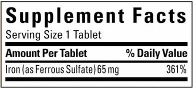 Nature Made Iron 65 Mg 365 Tablets (325 Mg Ferrous Sulfate), Dietary Supplement For Red Blood Cell Support, 365 Tablets, 365 Day Supply- Bundled With Nalkotsupliments Guide