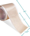Dimora Silicone Medical Tape - Hypoallergenic First Aid Tapes With Easy Tear Design, Pain-Removal Surgical Tapes For Sensitive Skin, No Residue(1.6In X 59 In),1 Roll
