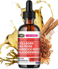 Collagen Mojo - Liquid Collagen For Women & Men, Collagen Peptides With Sea Moss, Burdock Root & Bladderwrack - Hair, Skin, Nails, Joint Support, Weight Management, High Absorption - 100,000Mcg, 2 Oz