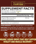 Havasu Nutrition Organic Maca Root Liquid Drops (60 Servings) & Saw Palmetto Supplement Capsules (100 Servings)