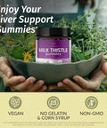 Herbamama Liver Support And Milk Thistle Kit - Bundle Of Liver Support Complex & 1500Mg Milk Thistle Gummies - Vegan Non Gmo Gelatin- - 2 Pack