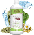 Buried Treasure Herbal Iron 48 Servings Liquid Iron And Herbal Supplement Vitamin C & B Complex Vitamins Ironrich Greens Vegan Iron For Men And Women