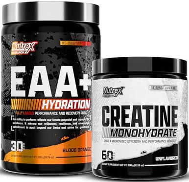 Nutrex Research Eaa Hydration Blood Orange Amino Acids & Creatine Monohydrate Powder