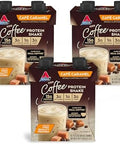 Atkins" Cafa Caramel Iced Coffee Protein Shake & Mocha Latte Iced Coffee Protein Shake 15G Protein Low Glycemic 4G Net Carb 1G Sugar Keto Friendly.