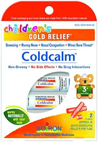 Boiron Children'S Coldcalm Homeopathic Medicine For Cold Relief 2 Count