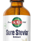 KAL Sure Stevia Liquid Extract 2 oz BestTasting Zero Calorie Low Glycemic For Baking & Adding to Beverages 385 Servings