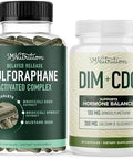 Smnutrition Advanced Dim Complex With Cdg & Sulforaphane Supplement Estrogen Balancing Bundle With Cdg Dim Supplement (30 Servings) And Activated Microbeadlet Sulforaphane (60 Servings)