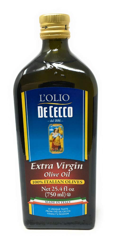 De Cecco Extra Virgin Olive Oil, Classico, Cold Extraction, Great for Cooking & Smooth Taste, 101.4 Fl Oz