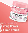 Viviscal Exfoliating Scalp Scrub Clarifying Scrub With Biotin & Keratin Promote Fuller & Healthier Hair Growth Gentle Exfoliating Scalp Treatment 200G (7.05 Oz.)