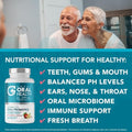 Great Oral Health Advanced Oral Probiotics For Mouth With Blis K12 M18 (Strawberry Vanilla) & Orarestore Tooth & Gum Oil Bad Breath Treatment For Adults Halitosis 2-In 1 Bundle