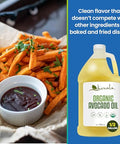Kevala Organic Avocado Oil - 64 fl oz - 1.8 L - Half a Gallon - Cold Pressed - Avocado Oil for Cooking - Organic Vegetable - High Smoke Point Ã¢â‚¬â€œ For Skin and Hair