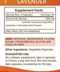 Secrets of the Tribe Lavender 120 Capsules, 800 mg, Lavender (Lavandula angustifolia, Lavandula x Intermedia) Dried Flowers (120 Capsules)