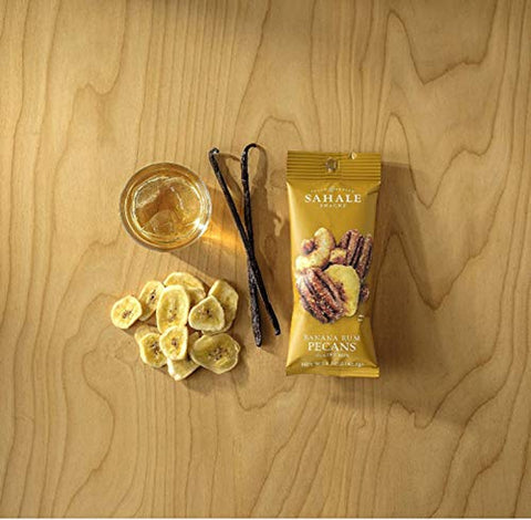 Sahale Snacks Banana Rum Pecans Glazed Mix, 1.5 Ounces