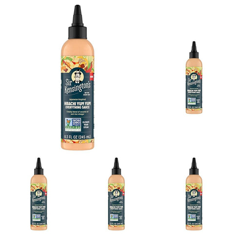 Sir Kensington's Everything Sauce Hibachi Yum Yum Sauce for Dressing Dipping & Drizzling Non-GMO Certified Humane Keto Gluten Free Kosher & Dairy Free 8.3 oz