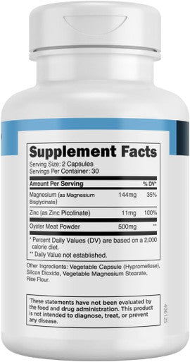 Transparent Labs Zmo - Muscle Builder For Men & Women With Zinc Magnesium Glycinate & Oyster Powder For Muscle Recovery - 60 Capsules