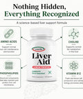 Liverite Liver Aid 2 Pack (Total Liver Support Supplement With Amino Acids 150 Capsules 2 Pack