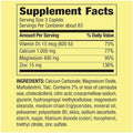 Calcium Magnesium Zinc with Vitamin D3 - Daily Mineral Supplement, 600 mg Calcium, 250 Caplets + STS Sticker