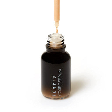 TEMPTU CORE7 Anti-Aging Serum with Antioxidants, Vitamin C, E, Peptides for Face, 1 Fl. Oz - Pre-Makeup Hydrating Serum to Help Reduce Wrinkles, Brighten and Firm, Minimize Pores - Premium Skin Care