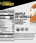 HONEY STINGER Organic Vanilla Waffles 12 Count, 1.06 OZ