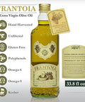 Frantoia Extra Virgin Olive Oil, 33.8 fl oz (1 Liter) ÃƒÂ¢Ã¢â€šÂ¬Ã¢â‚¬Å“ Award-Winning Sicilian EVOO Made from Biancolilla, Nocellara del Belice & Cerasuola Olives ÃƒÂ¢Ã¢â€šÂ¬Ã¢â‚¬Å“ Cold-Pressed within 24 Hours for Fresh, Fruity Flavor [Pack of 2]