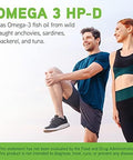 Davinci Labs Omega 3 Hpd Dietary Supplement For Healthy Joints And Immune Cardiovascular And Skin Health Support With Vitamin D3 And More Gluten Lemon Flavor 120 Softgels