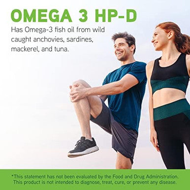 Davinci Labs Omega 3 Hpd Dietary Supplement For Healthy Joints And Immune Cardiovascular And Skin Health Support With Vitamin D3 And More Gluten Lemon Flavor 120 Softgels