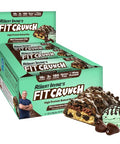 Fit Crunch Snack Size Protein Bars 6Layer Baked Bar 5G Of Sugar & Soft Cake Core (9 Bars Chocolate Coconut Almond)