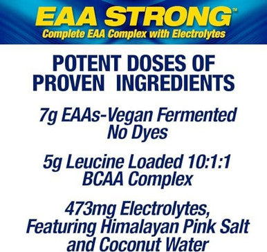 Maximum Human Performance Mhp Eaa Strong Amino Acid Supplements All 9 Essential Amino Acids Bcaas Electrolytes Blue Raspberry 1.2 Pound