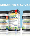 Bioschwartz Super Greens Powder With Probiotics Prebiotics And Digestive Enzymes (30 Servings) Plus Advanced Strength Pre And Probiotics Supplement With Digestive Enzymes (2 Month Supply)