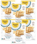 Simple Mills Almond Flour Crackers, Fine Ground Sea Salt, Gluten Free, Flax Seed, Sunflower Seeds, Corn Free, Good for Snacks, Made with whole foods, 6 Count (Packaging May Vary)