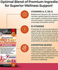 Daily Multivitamin for Women 50 Over Memory Support Supplement Promotes Stress Reduction Healthy Immune Response Supports Healthy Heart Function Designed for Stomach Comfort