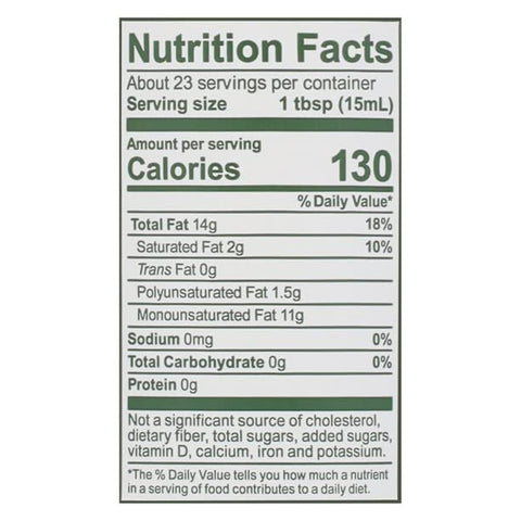 California Olive Ranch 100% California Extra Virgin Olive Oil, 12 OZ