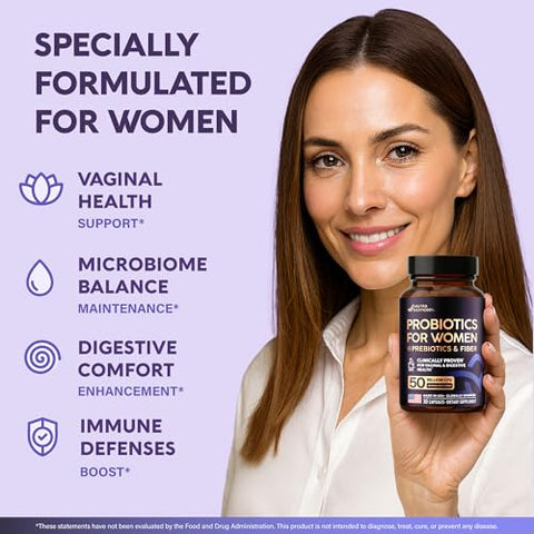 Nutraharmony Cortisol Support & Probiotics For Women Capsules