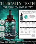WILD FUEL Liquid Collagen Peptides with Biotin Drops Biotin and Collagen Liquid for Women and Men Youthful Skin Hair GrowthStrong Nails Hair Vitamins for Hair Loss