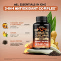 Nutraharmony Mullein Leaf Extract & Turmeric Curcumin Capsules