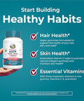 Maryruth's Hair Skin And Nail Vitamins 60 Count 2500 Mcg